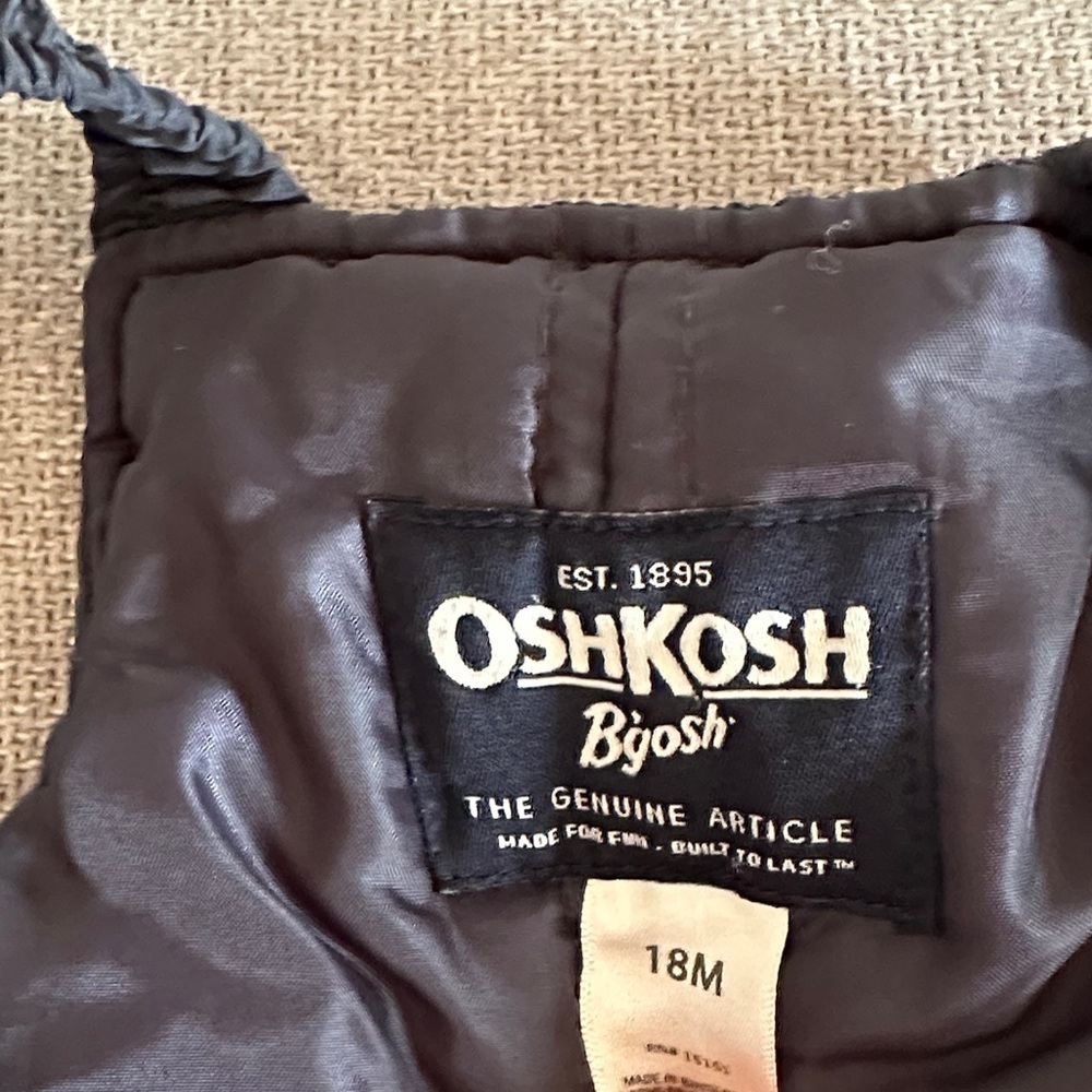 OshKosh B'gosh Black Overalls for Kids - Picture 3 of 12